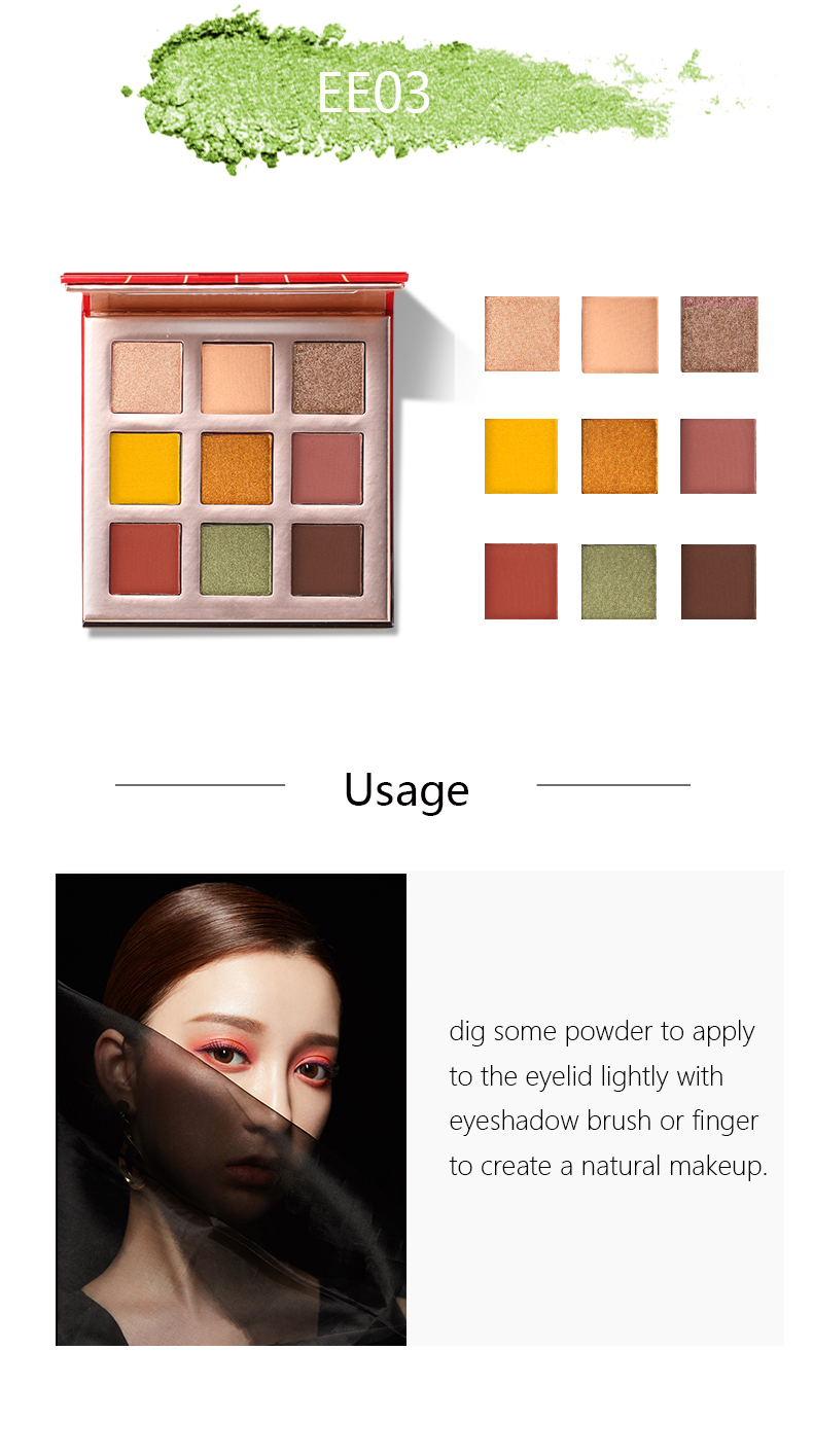 Moisturizing High Pigment Makeup Eyeshadow Palette Makeup