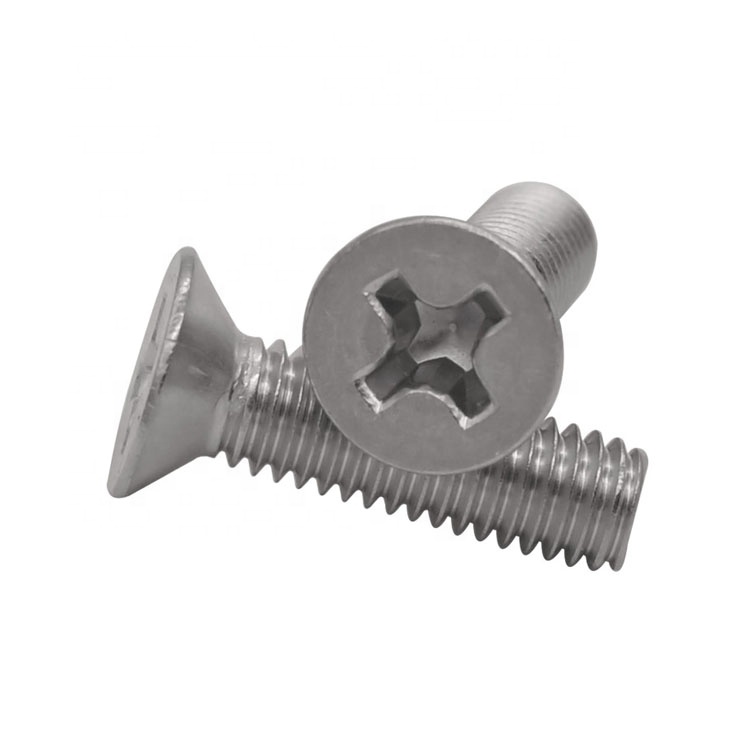 DIN965 Metric Cross Rekessed Countersunk Head Screw