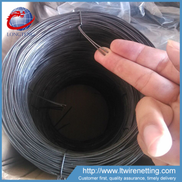 1.24mm black annealed twisted iron wire,black soft annealed twisted wire,high quality twisted 2*18awg wires