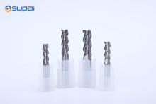 Solid carbide end mill for finishing in Aluminum