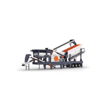 200tph Mobile Tire Stone Crusher Mobile Rock Crushing Plant