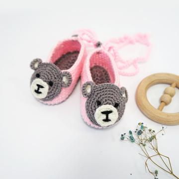 Chaussures de bébé en crochet animal super mignon