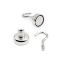 Heavy Duty Strong Power Force Neodymium magnetic material Pot Magnet hooks holder Fishing Magnet Hooks