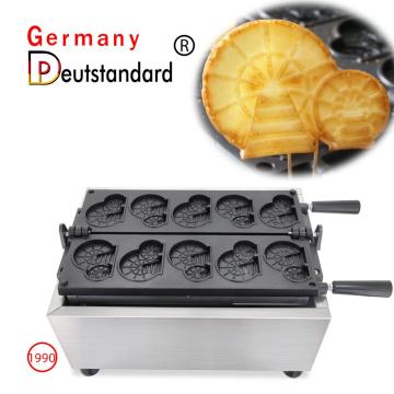 Handelsgeräte Snack Maschine Pinwheel Waffel Maker Machine