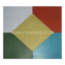 Playground rubber tile