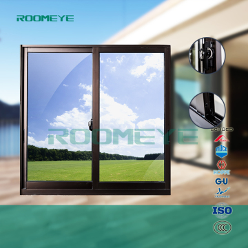 Aluminium frame sliding glass window