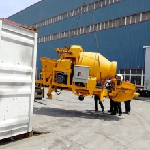High Efficiency Concrete Pump Mixer for High Rise Buildings with Diesel Engine