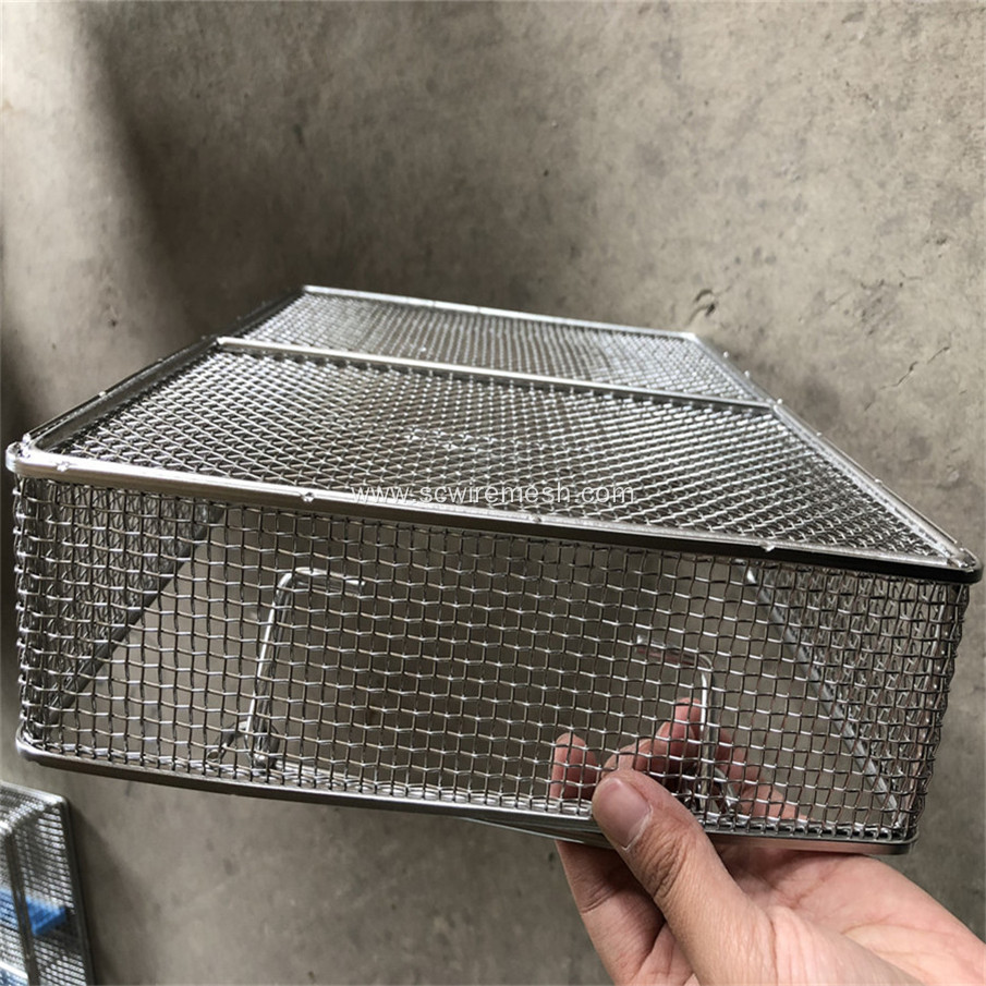 Stainless Steel Weave Wire Mesh Baskets