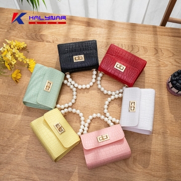 MINI Jelly Handbags Pearl Girls Bags