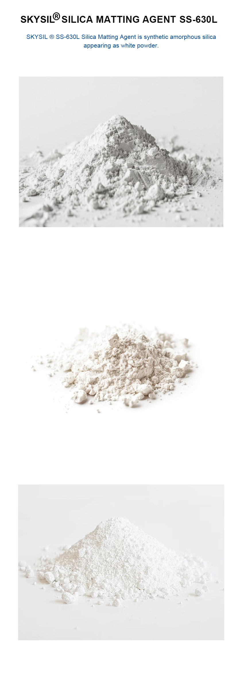 Quanxu Silica Dioxidpulver (SS-630L) M5 QUANXU SILICA DIOXIDE POWDER (SS-630L) M5