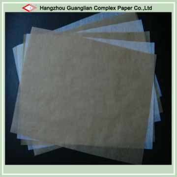 Unbleached White and Brown Greaseproof Paper