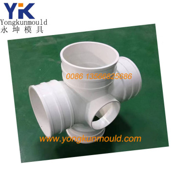 PVC Cross Door Tee Pipe Fitting Moulds