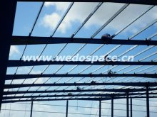 Large span structural steel frame