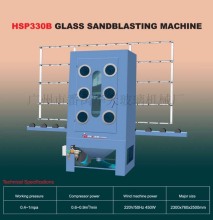 Glass sandblasting machine