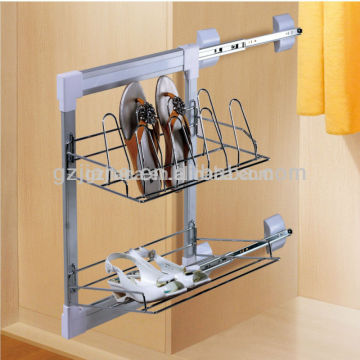 Aluminum display shoes storage shelf rack