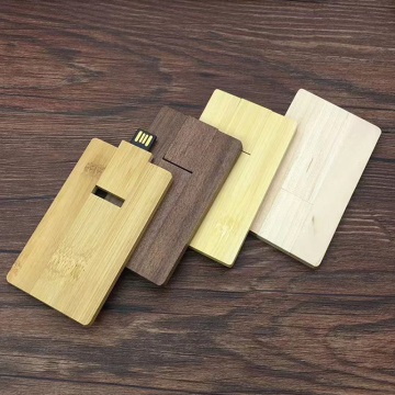 Деревянная карточка USB флэш-привод Pen Disk