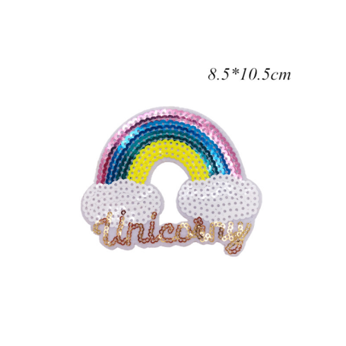 toppa ricamata Indumento Abbigliamento Accessori Distintivi Arcobaleno