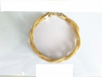 Fashion Bracelet, Charm Brass Chain Bracelet Wholesale, PT8070.