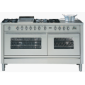 Burner de 6 forno elétrico duplo de 100 cm