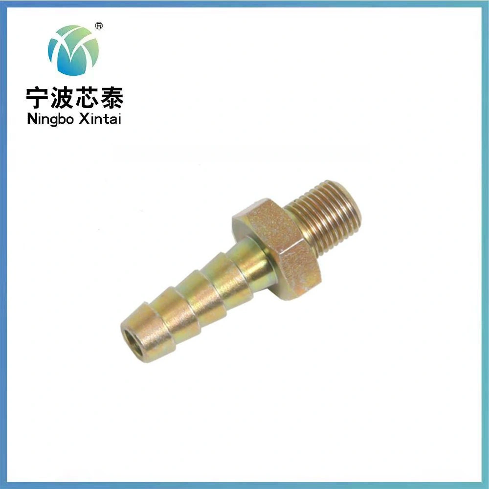 China OEM ODM Supplier Best Parker Etric Male Threaded 24 Degree Cone Seat O Ring Seal Hydraulic Brass Hose Barb Fittings