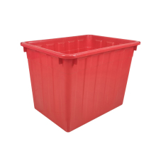 Nestable Stackable Plastic Turnover Solid Crate