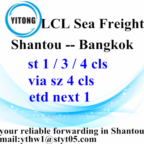 Consolidação de Shantou frete para Bangkok