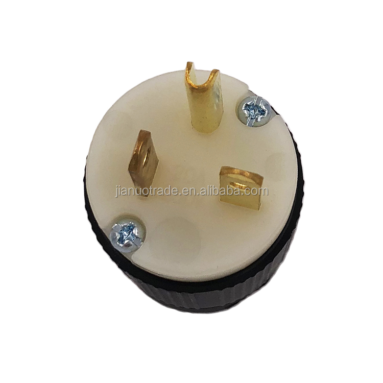 NEMA L6-20P twist lock plug