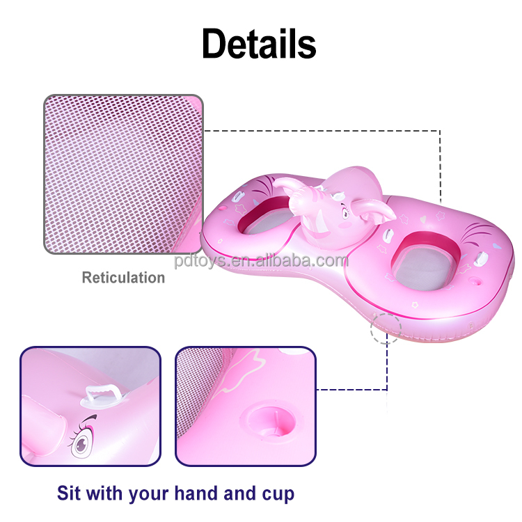 PVC baby pool float 2 person inflatable water float rider Summer Water Lounger beach floats floatie inflatable toys for kids