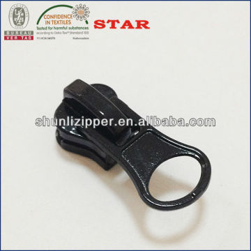 5# plastic locking zipper sliders e.p painted for jacket