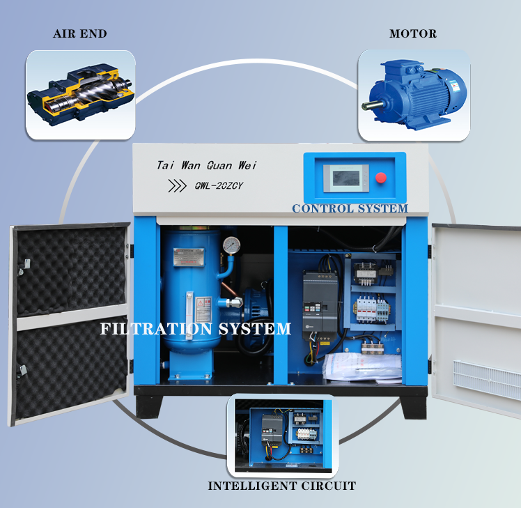 37 KW Screw Compressor Manufacture Screw Rotary Air Compressor Air-compressors