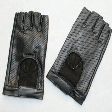2015 new season Half refers design plain leather gloves