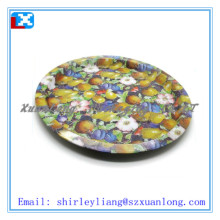 Round Metal tin tray
