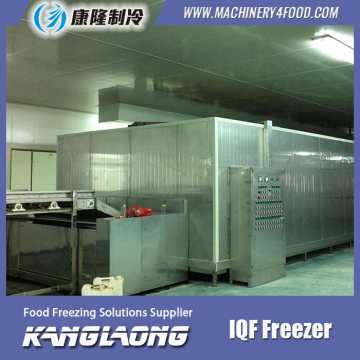 High Efficiency Seafood Tunnel IQF Individual Quick Freezing