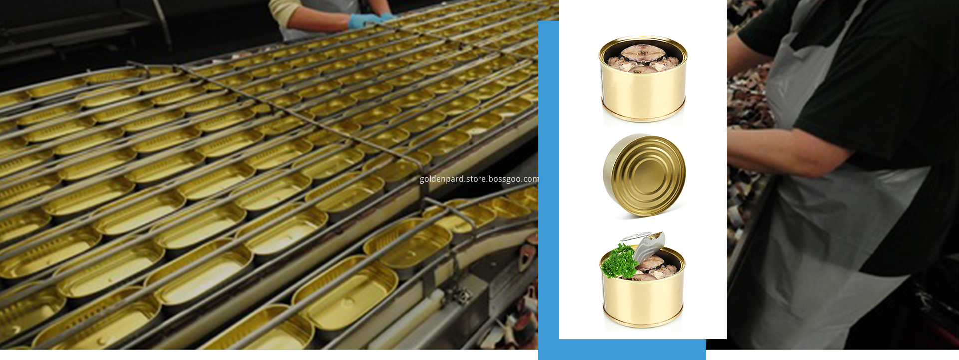 Horizontal type semi automatic fish filling into cans processing line