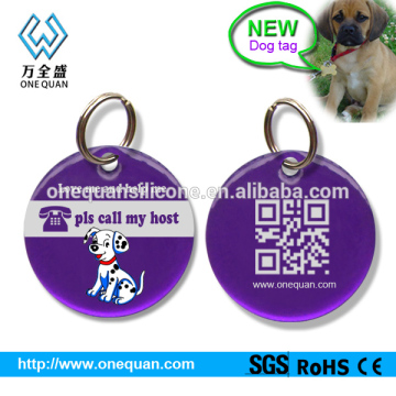 laser QR code zip tag