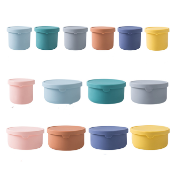 Custom Portable 250ML Silicone Lunch Bento Box Lid