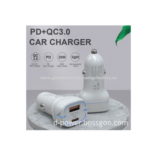 Car Charging Accessories 3.0A Mobile Car Charger