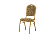 Luxurious Banquet Gold Steel Chairs for Events