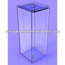 Clear Acrylic Donation Box Poll Collection Box Ballot Box