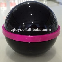 Black acrylic eye cream ball jars