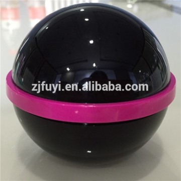 Black acrylic eye cream ball jars