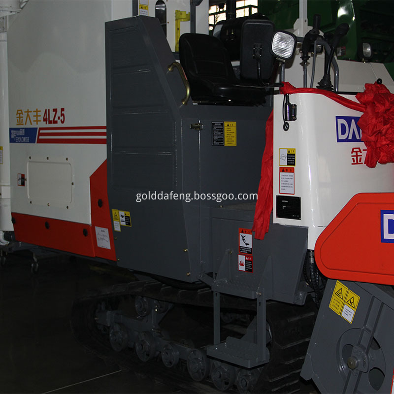  longitudinal running axle roll rice harvester 