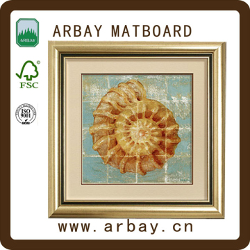 Wholesale precut frame matboard,mount board,passepartout with double matboard