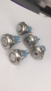 CMP IP67 22mm maintain waterproof metal illuminated push buttons switch
