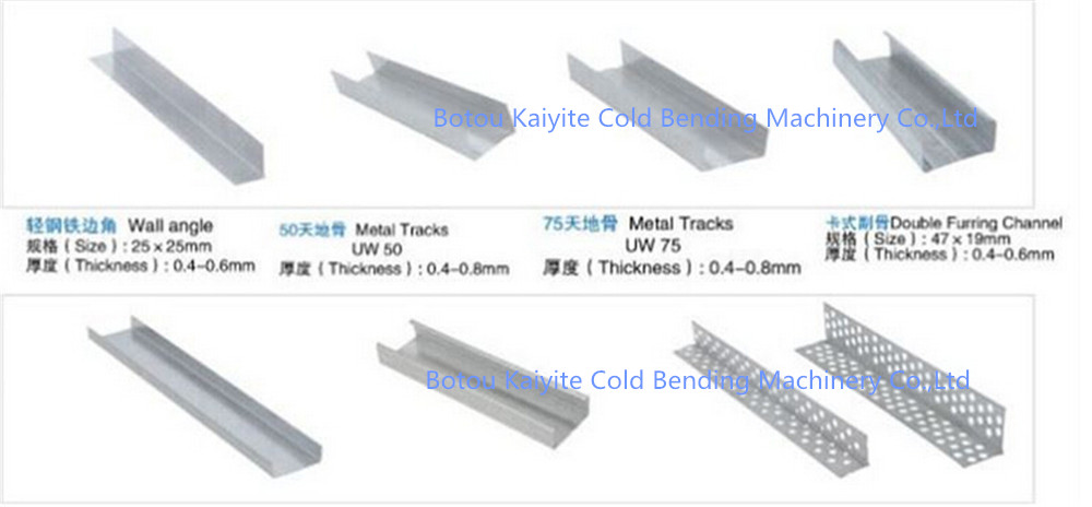 High speed metal stud and track roll forming machine