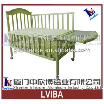 Longtime usage baby cot aluminium baby bed