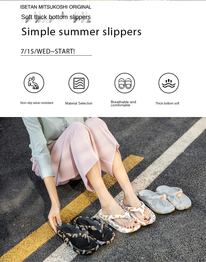 summer Flip-flops large size platform shoes foot massage arch slippers Shock-absorbing slippers Foot support sandals for men