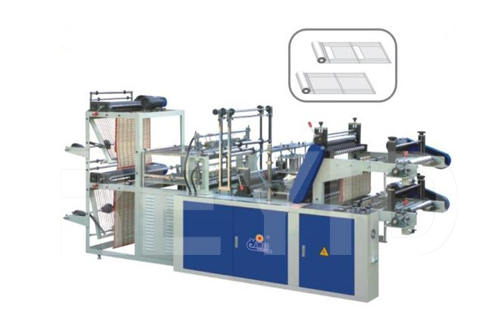 Double deck T-Shirt bag making machine