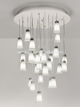 Custom Glass Ceiling lighting for home decoration