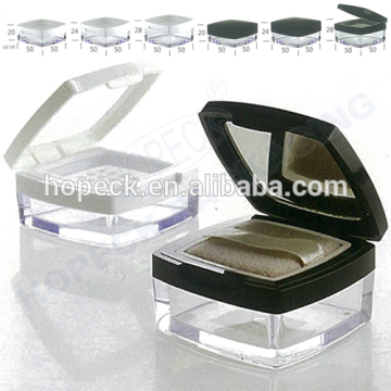 square shape cosmetic jar